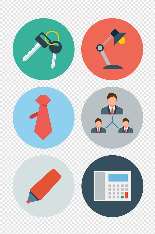 现代科技互联网网页图标素材