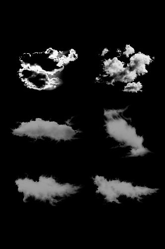 白云元素云朵元素白云漂浮免扣元素