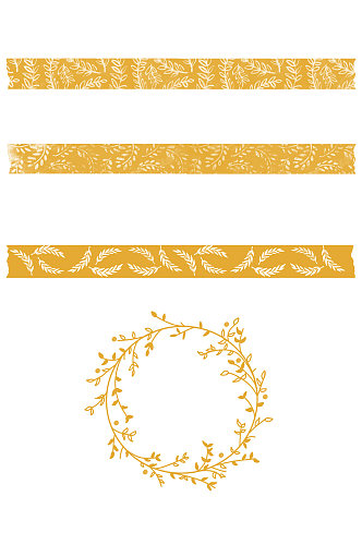 金穗装饰系列贴图免扣元素