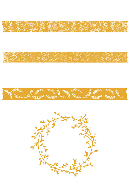 金穗装饰系列贴图免扣元素