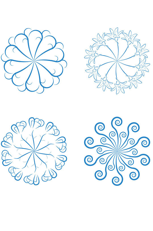 花纹圆形适量图形免扣元素-众图网
