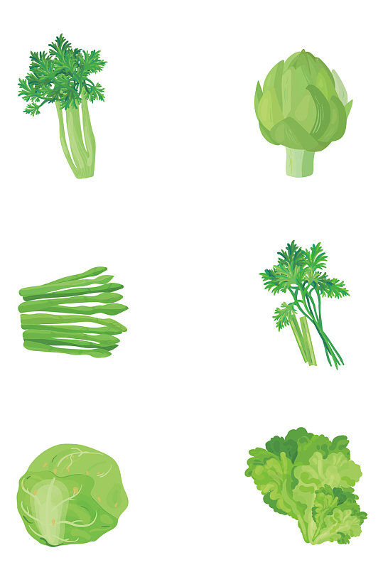 青菜蔬菜水果大豆包菜白菜花菜免扣元素