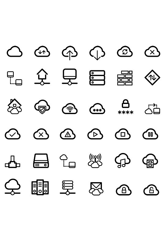 简约云下载数据icon图标免扣元素