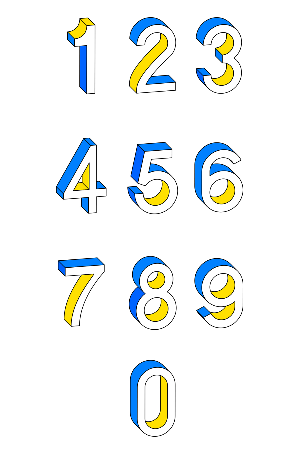 立体数字设计素材免扣元素模板下载 编号 众图网