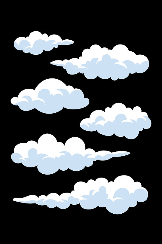 动漫云朵云彩免扣漂浮白云背景免扣元素立即下载漂浮白云朵云彩棉花糖
