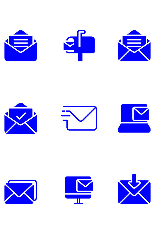 邮箱邮件电子邮箱信件文件图标免扣元素