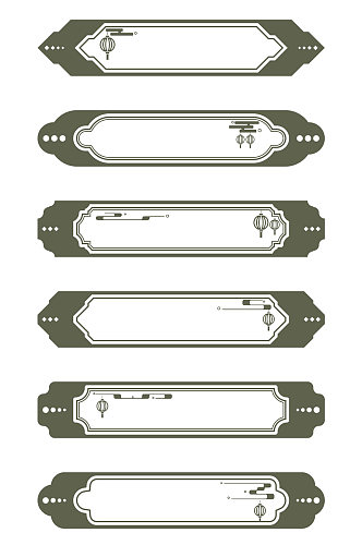复古边框中国风中式边框灯笼装饰免扣元素