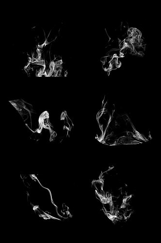 炊烟袅袅热气迷雾漂浮元素装饰素材免扣元素