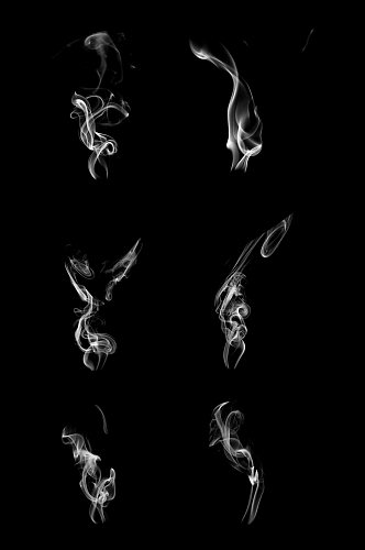 炊烟袅袅烟雾气迷雾漂浮元素装饰免扣元素