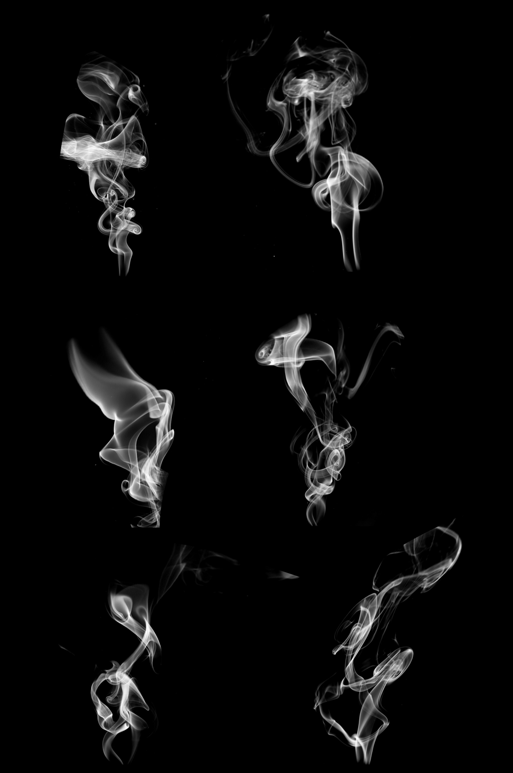 炊烟袅袅热气白烟迷雾漂浮装饰素材免扣元素