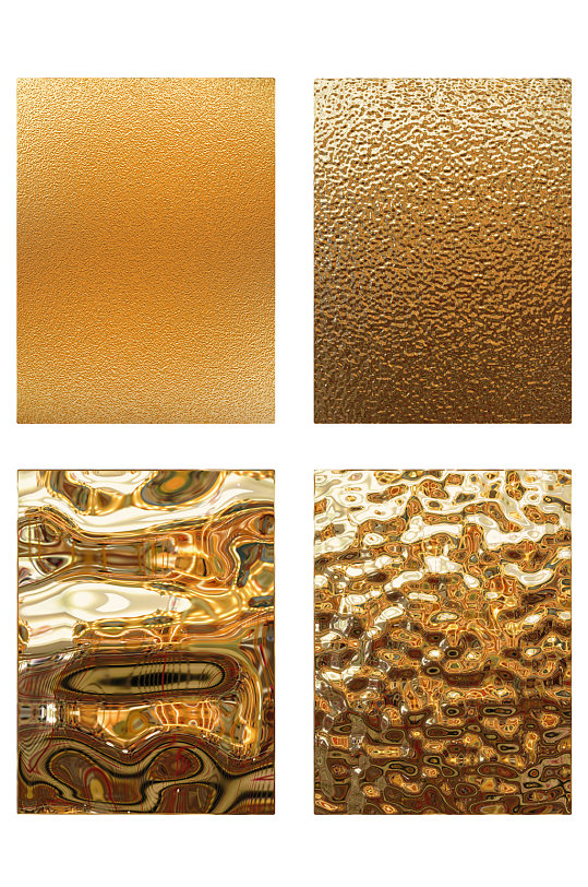 流金鎏金黑金烫装饰材质效果元素免扣元素
