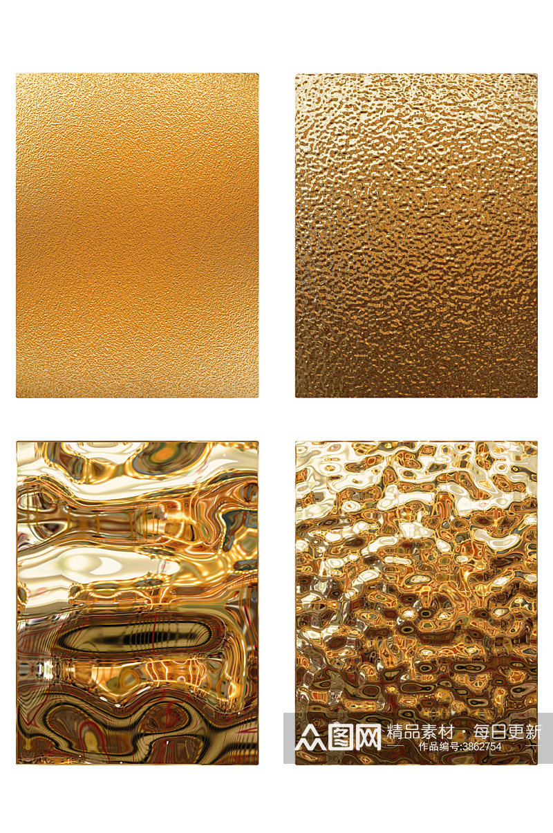 流金鎏金黑金烫装饰材质效果元素免扣元素素材