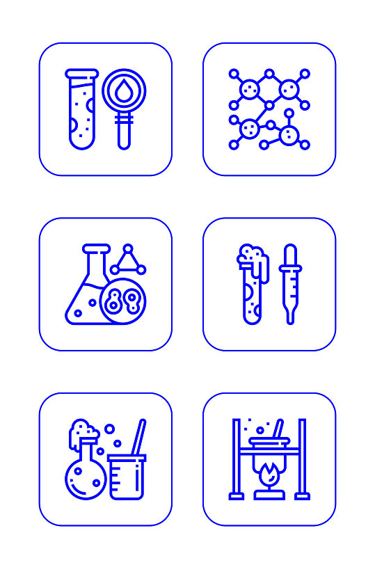 研究室实验室化学实验烧杯量杯图标免扣元素