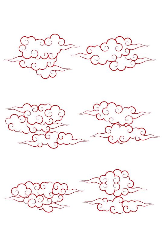 国风云元素-国风云元素图片-国风云元素素材下载-众图网