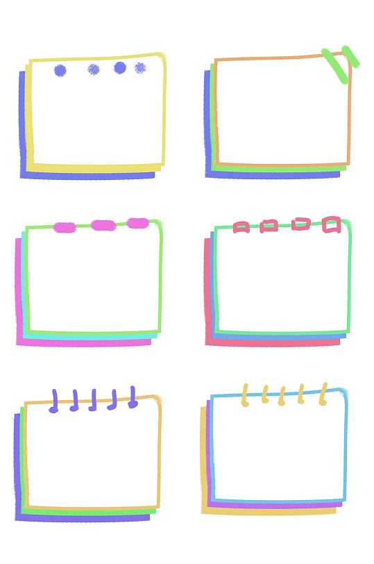 渐变简约大气免扣元素蓝色简约大气科技边框简约商务序号标题蓝色边框