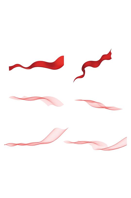 飘带丝带装饰免扣元素