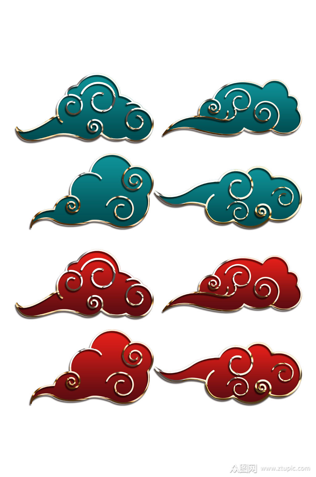 图案传统云金色花纹免扣元素素材免费下载,本作品是由人从众设计上传