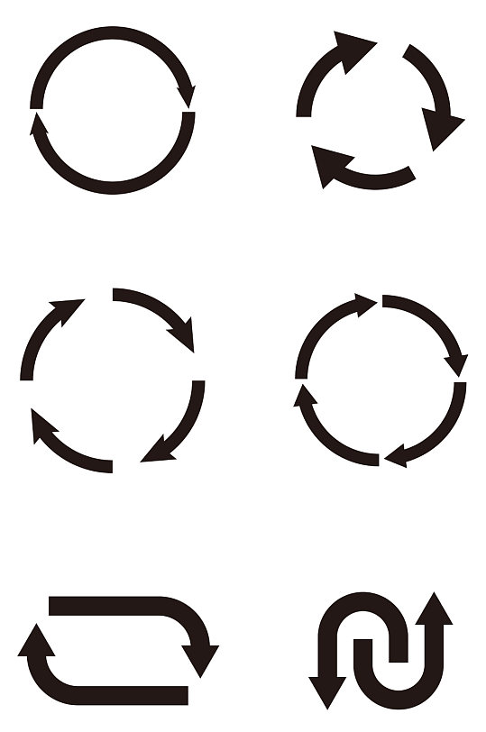 循环箭头元素-循环箭头元素图片-循环箭头元素素材下载-众图网