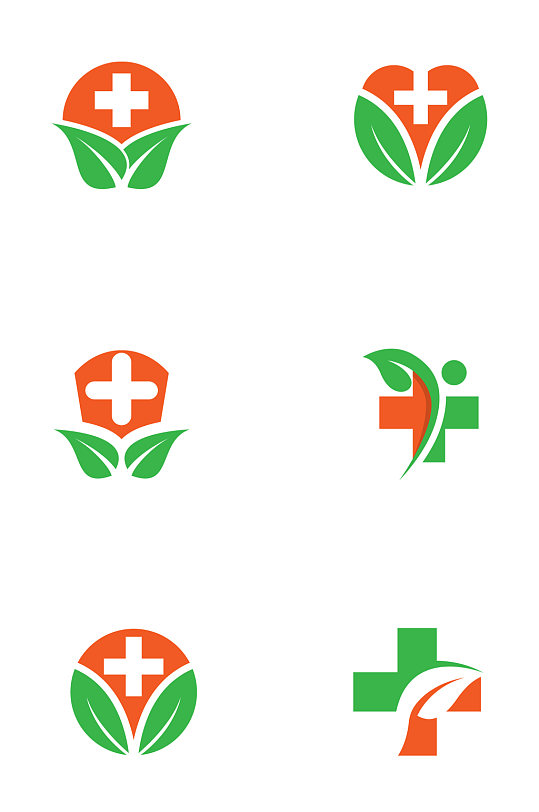 醫(yī)院醫(yī)療療養(yǎng)陪護標(biāo)志圖標(biāo)免扣元素