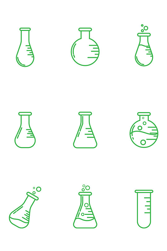 化学量杯烧杯试剂瓶蒸馏瓶图标免扣元素立即下载化学仪器瓶烧杯漏斗