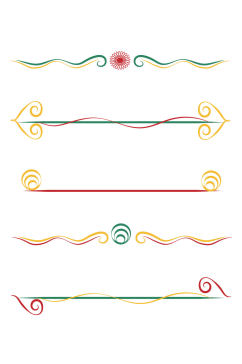 复古中国风国潮分割线边框免扣元素
