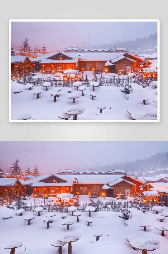 雪景原创摄影图图片-众图网