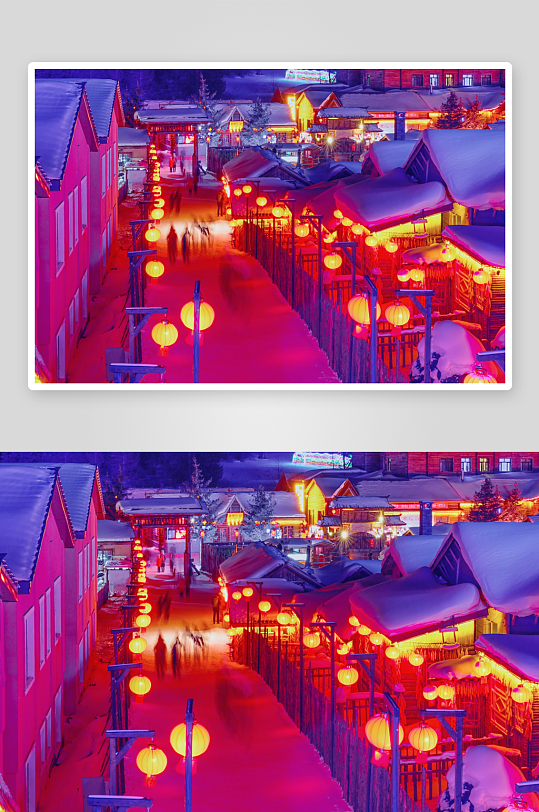 雪景原创摄影图图片-众图网