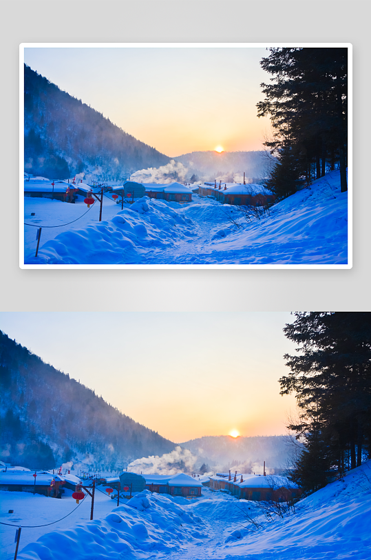 雪景原创摄影图图片-众图网