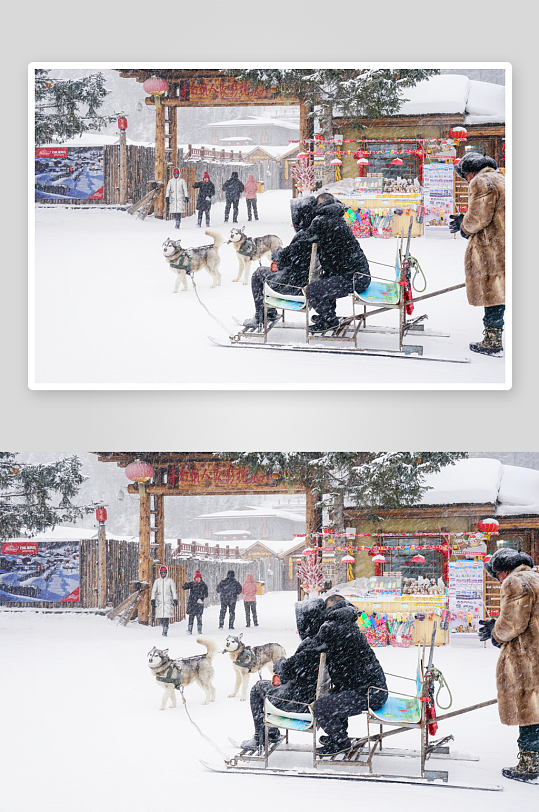 雪景原创摄影图图片-众图网