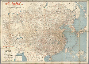 复古地图装饰画素材素材下载-众图网