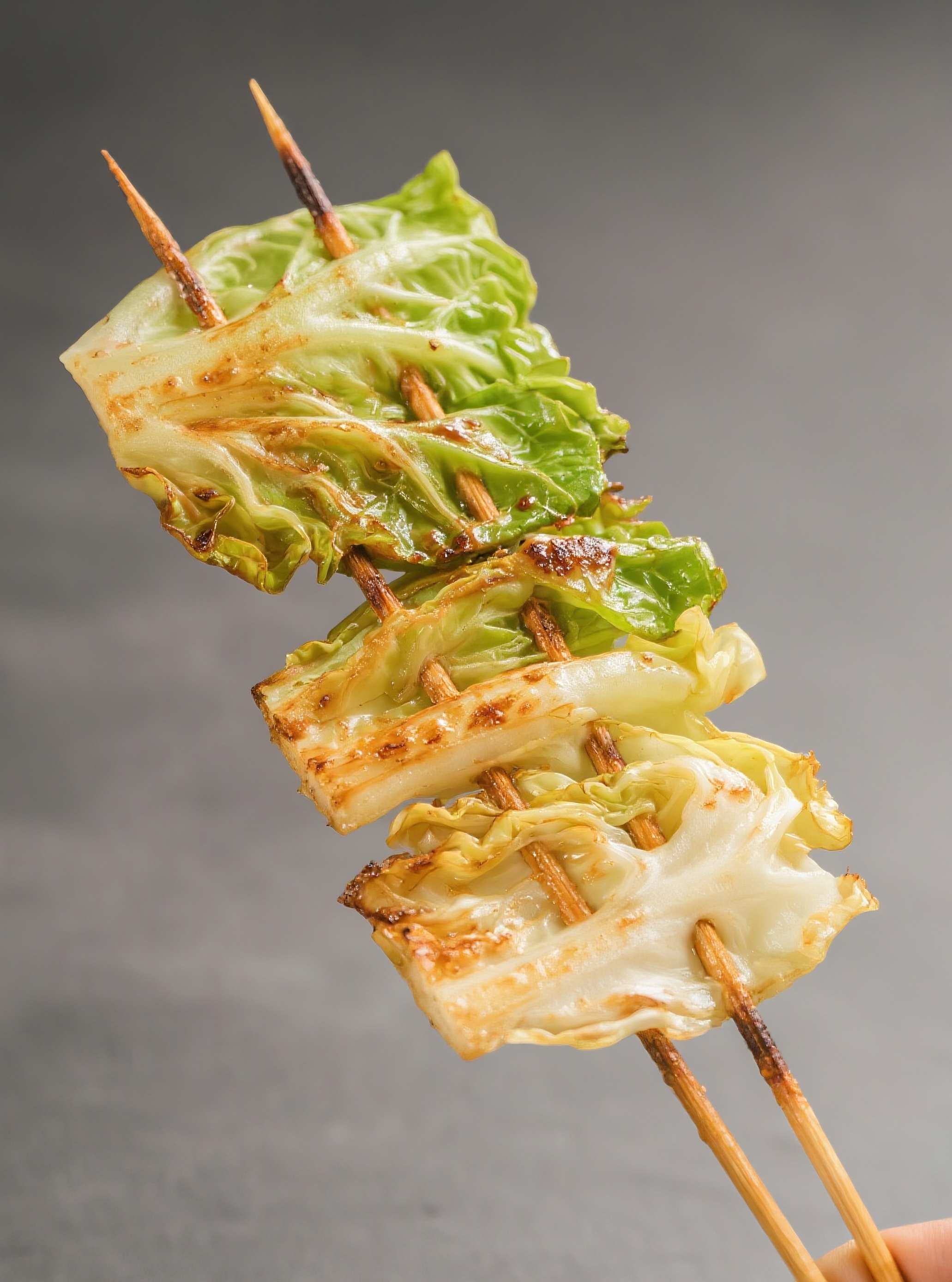 烤包菜美食高清图片素材