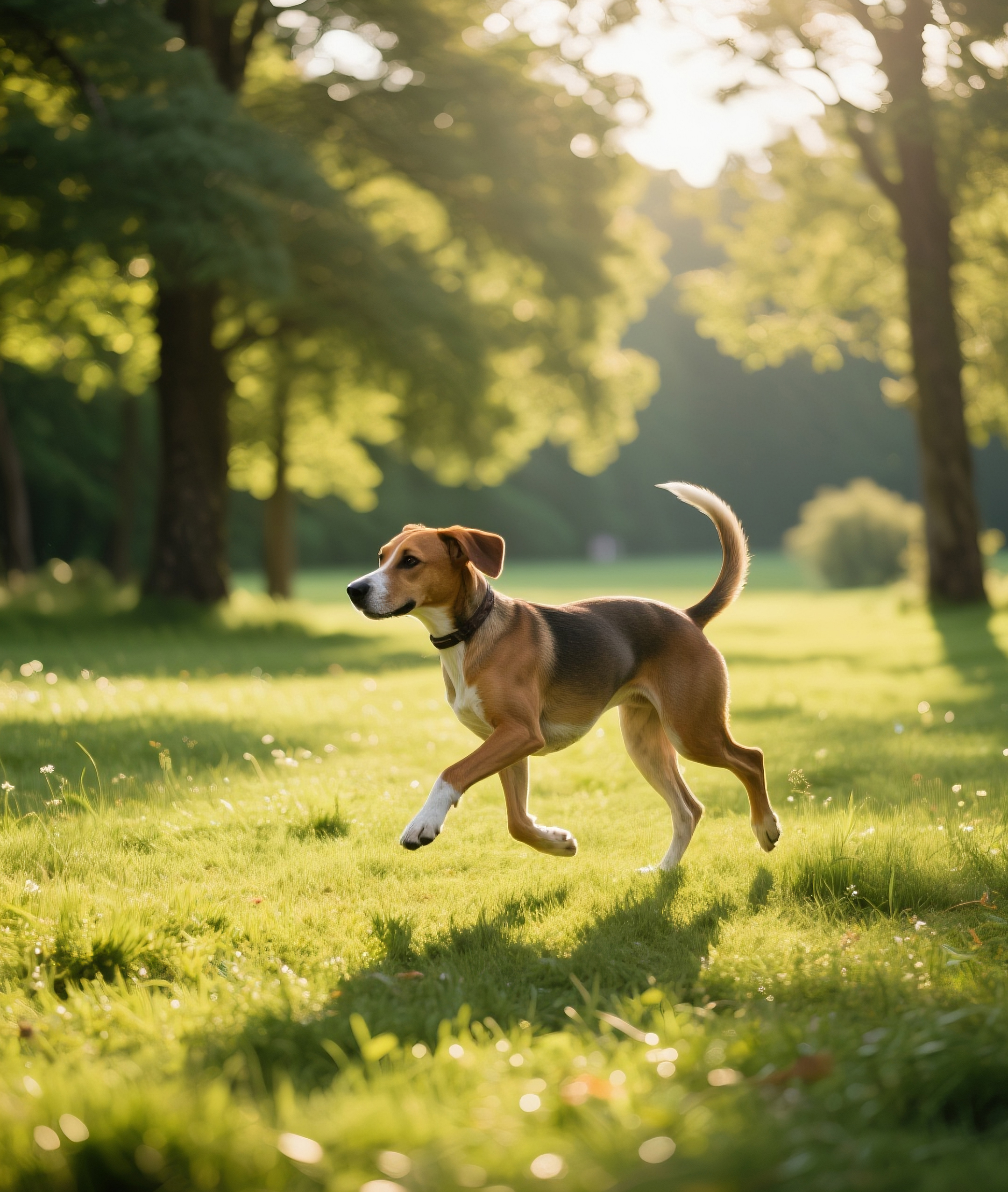 高清摄影猎犬狗狗风景画素材