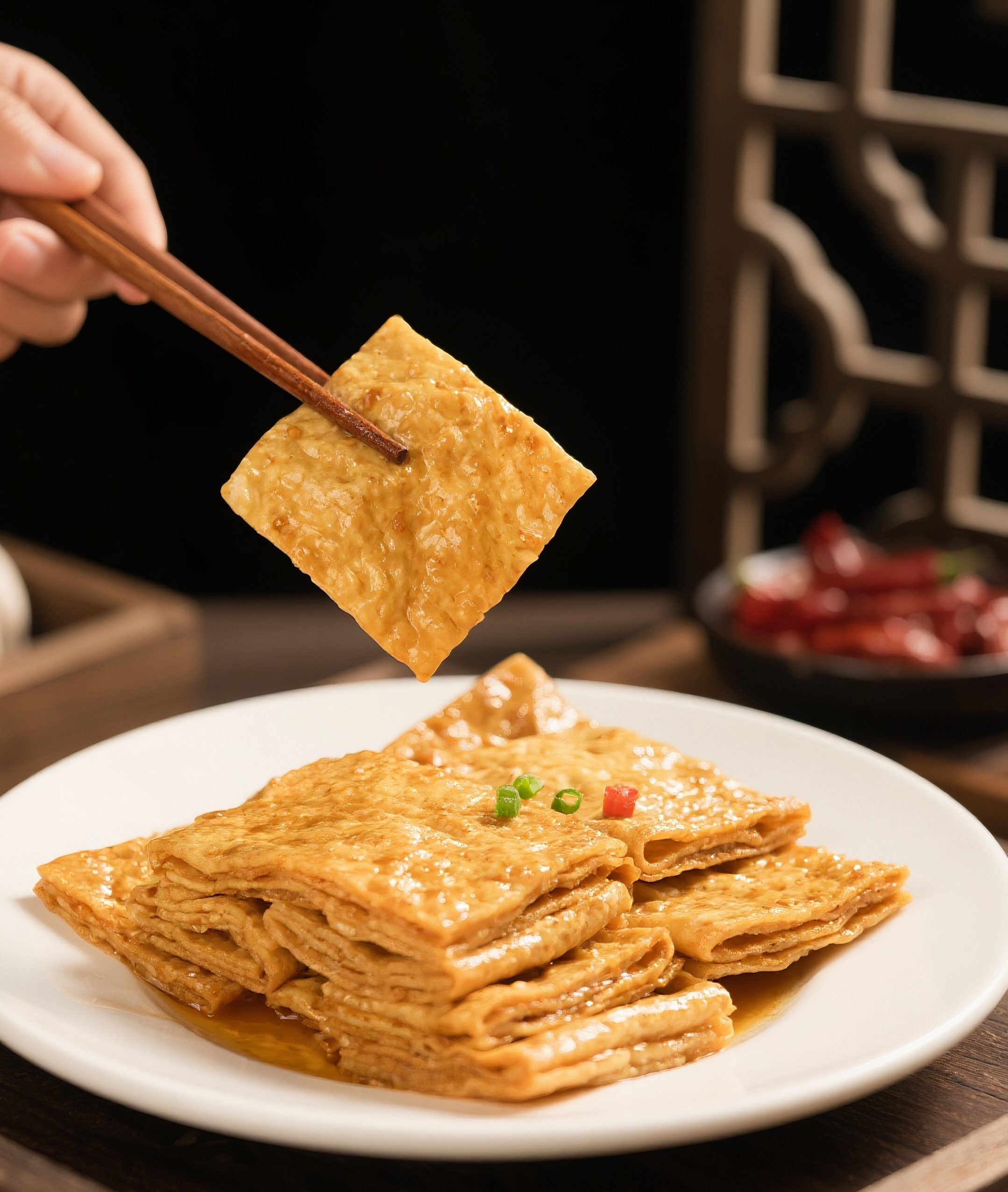烤豆皮高清图片素材素材