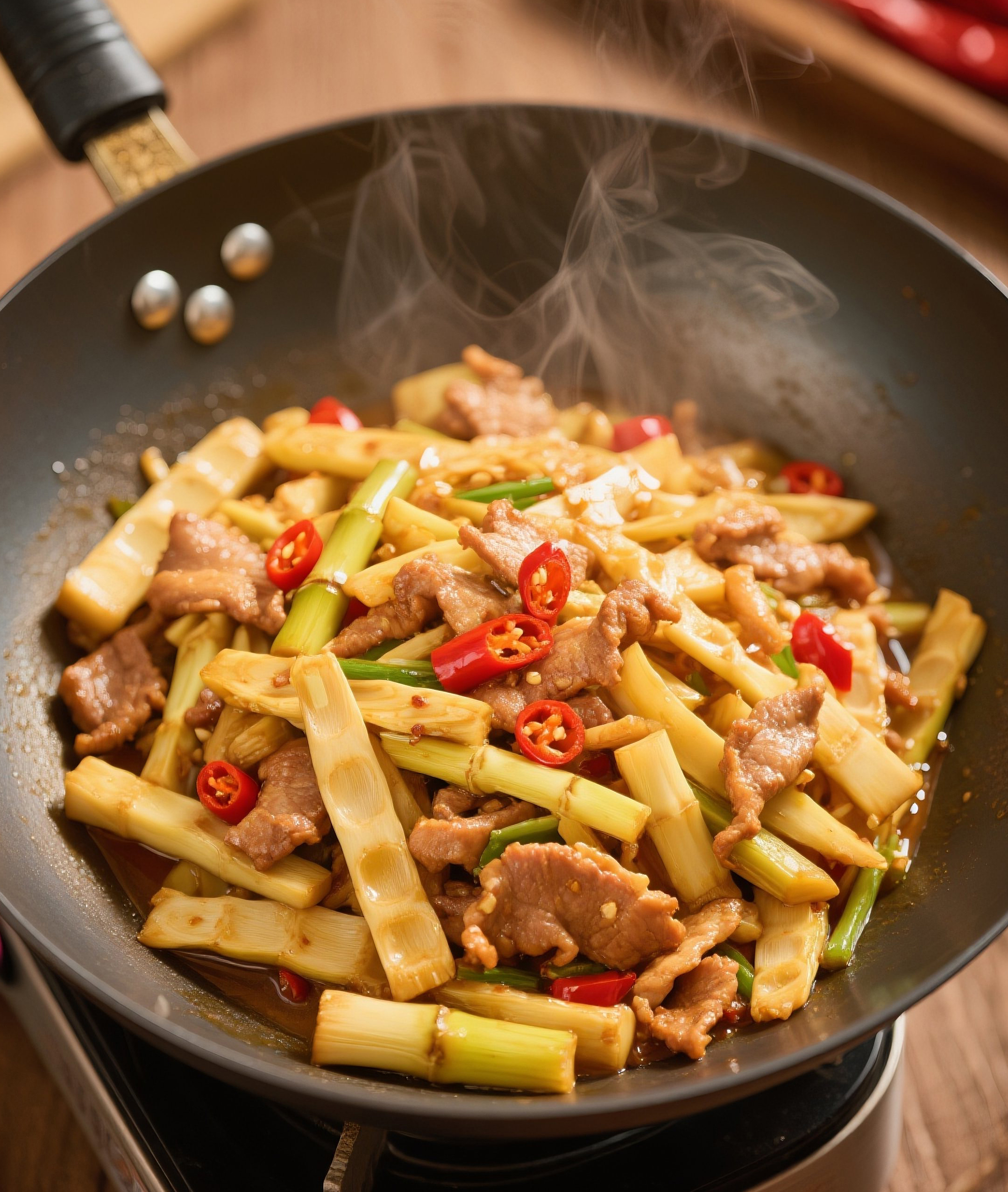 竹笋炒肉图片素材素材
