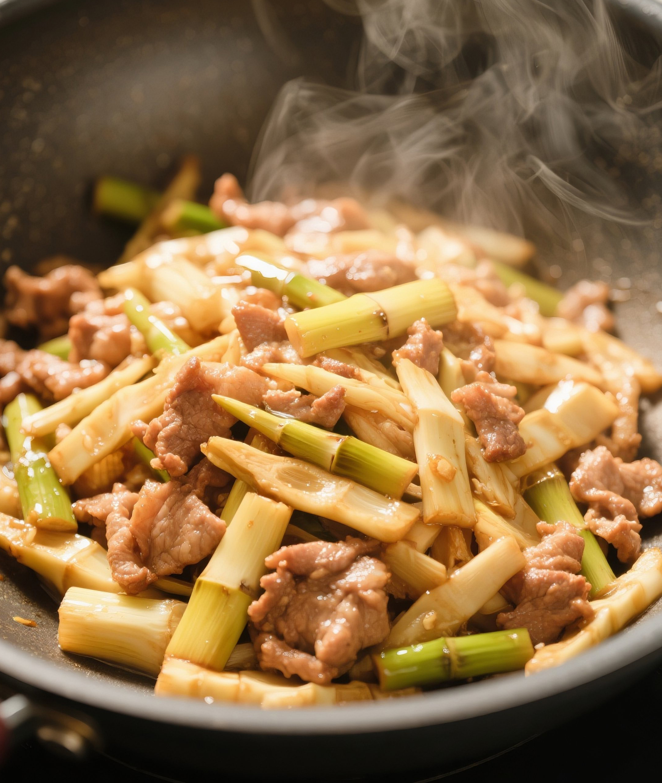 竹笋炒肉高清图片素材素材