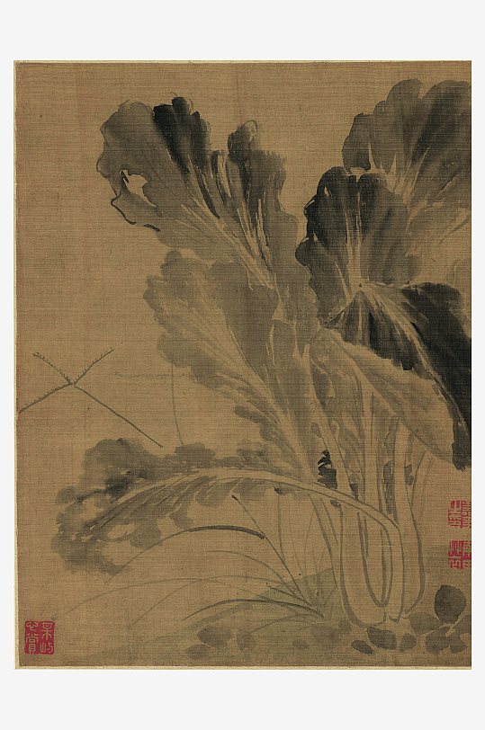 恽寿平山水花鸟画字画装饰画-众图网