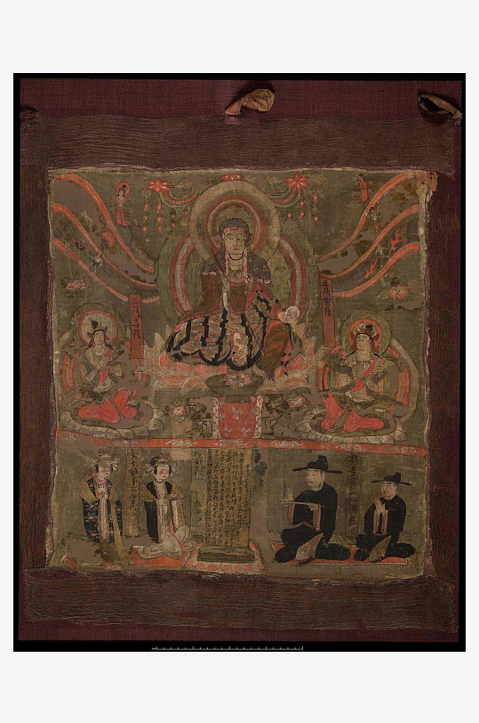 大英博物馆藏敦煌壁画图片素材-众图网