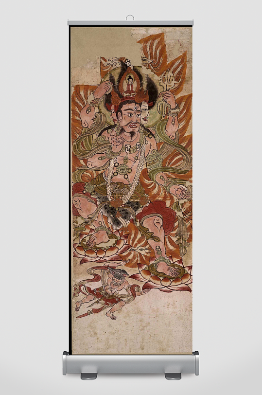 大英博物馆藏敦煌壁画图片素材-众图网