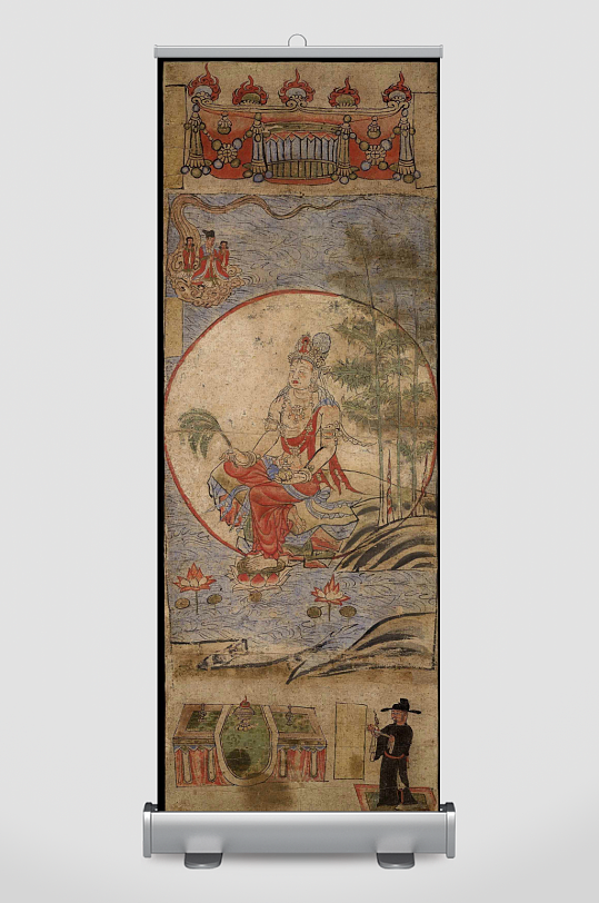 大英博物馆藏敦煌壁画图片素材-众图网