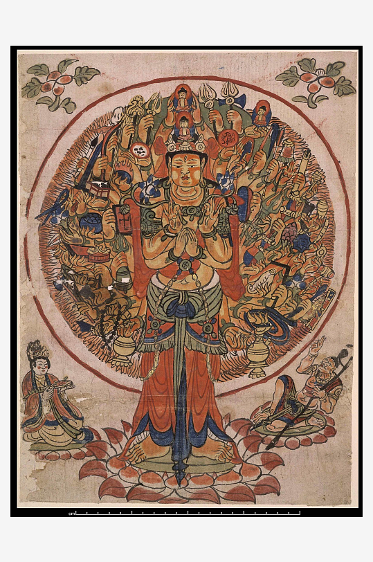 大英博物馆藏敦煌壁画图片素材-众图网