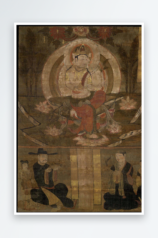 大英博物馆藏敦煌壁画图片素材-众图网