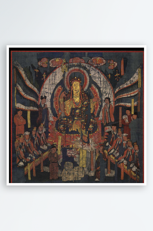 大英博物馆藏敦煌壁画图片素材-众图网