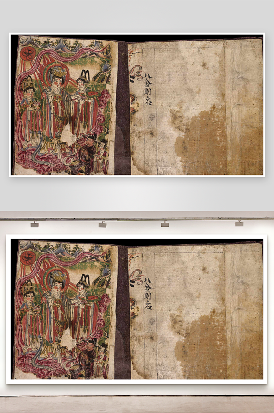 大英博物馆藏敦煌壁画图片素材-众图网