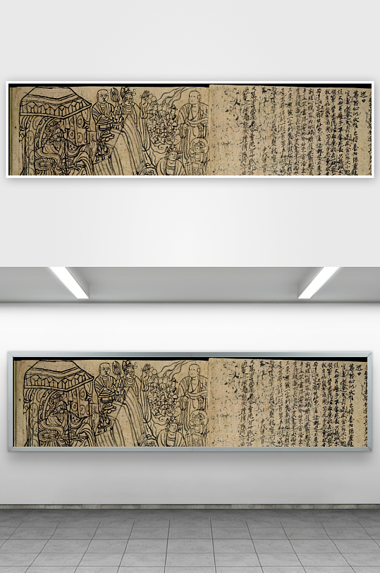 大英博物馆藏敦煌壁画图片素材-众图网