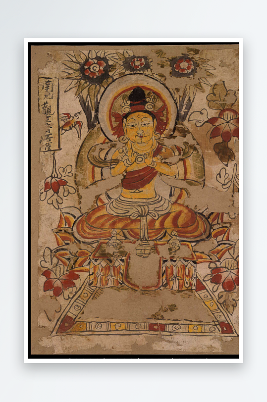 大英博物馆藏敦煌壁画图片素材-众图网