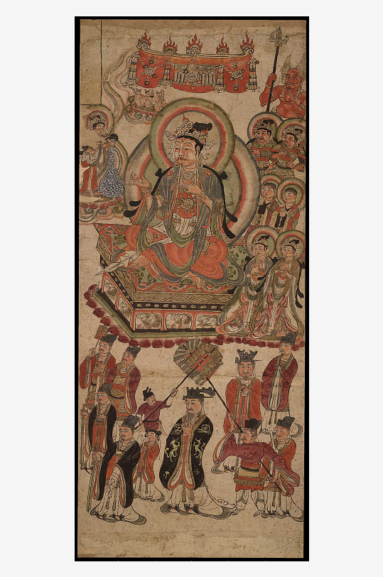 大英博物馆藏敦煌壁画素材-众图网