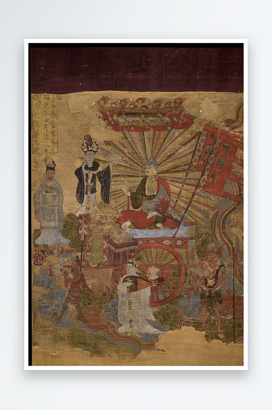 大英博物馆藏敦煌壁画素材-众图网