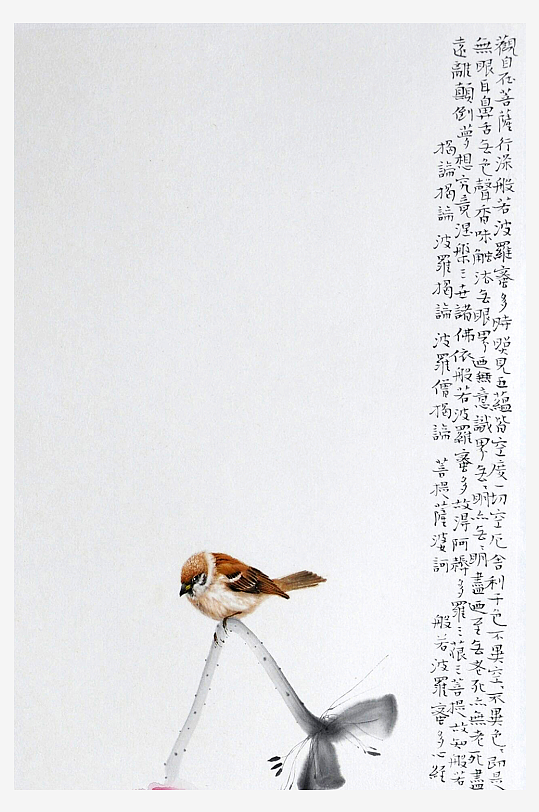 花鸟中式装饰画挂画-众图网