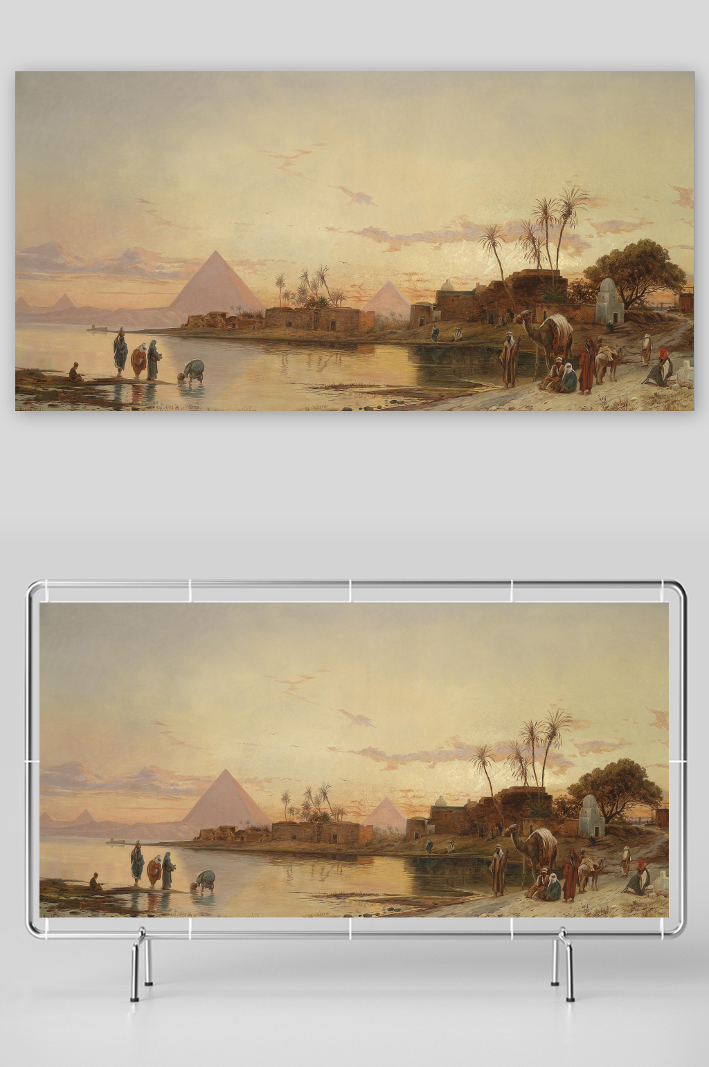 欧式风景画油画装饰画素材