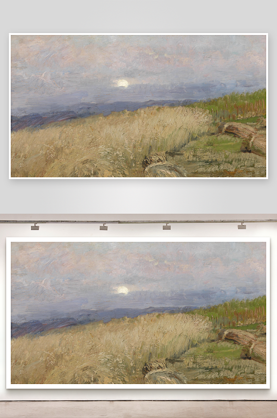 唯美高清欧式风景画油画装饰画-众图网